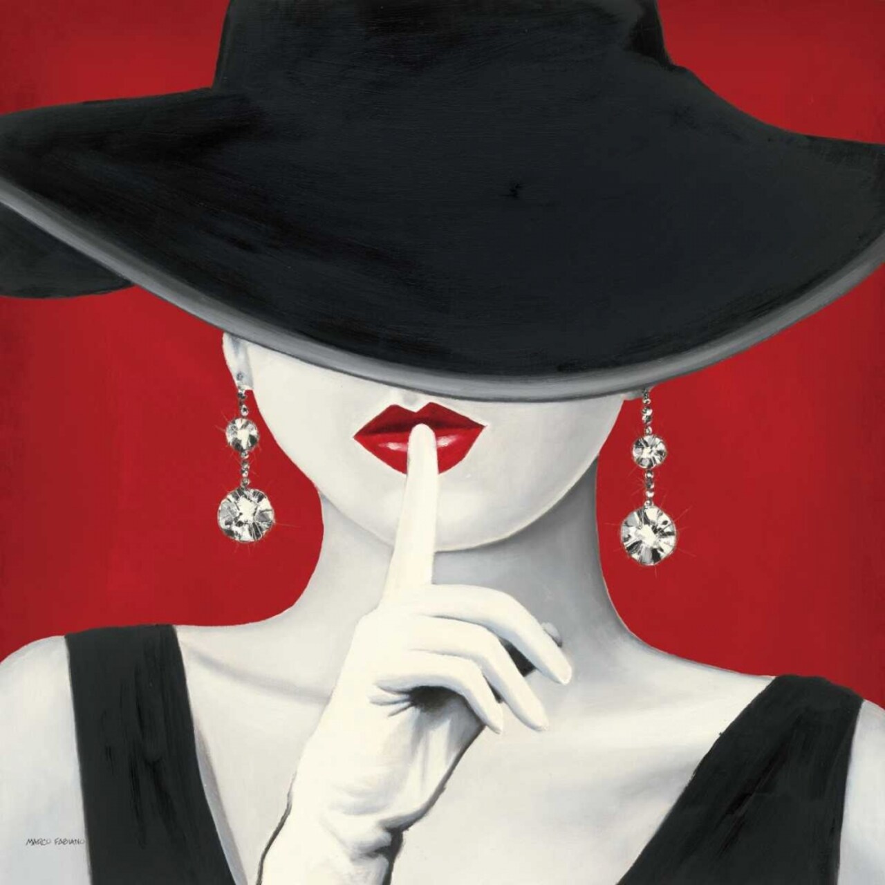 Haute Chapeau Rouge I Poster Print by Marco Fabiano - Item # VARPDX11115